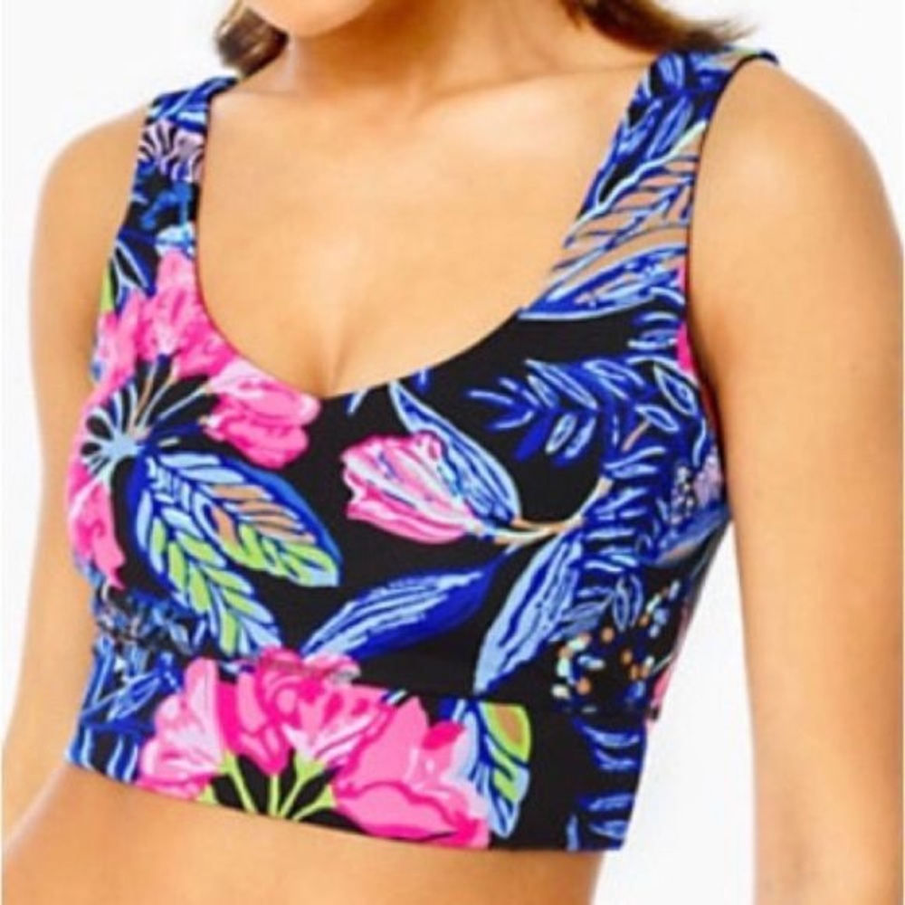 NWT**Lilly Pulitzer Luxletic Earned Stripes San Reno Sports Bra